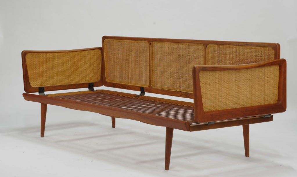 A Peter Hvidt Sofa for France and Sons. Arm Height is 24