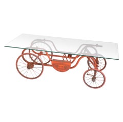Push Pedel Fire Engine Coffee Table
