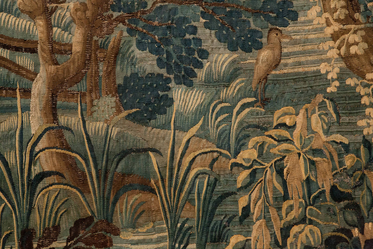 18th Century Aubusson Verdure Tapestry 3
