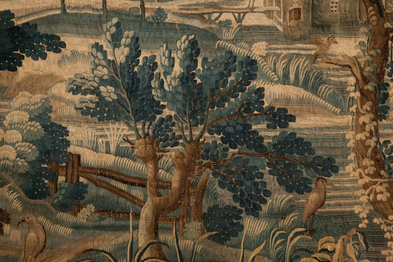 18th Century Aubusson Verdure Tapestry In Good Condition In London, GB