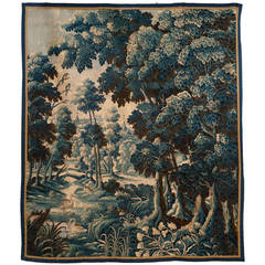 Early 18th Century Aubusson Verdure Tapestry