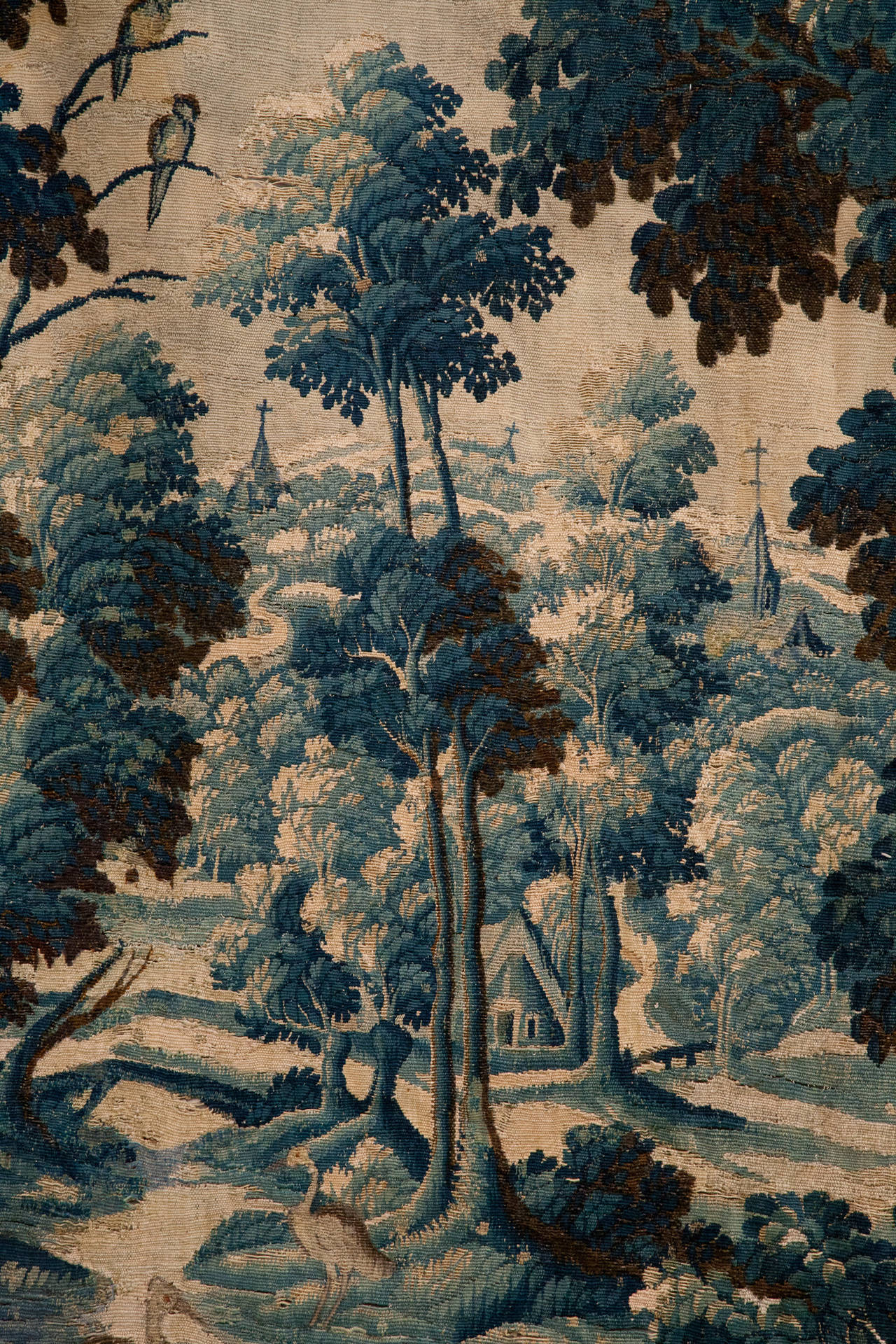 Early 18th Century Aubusson Verdure Tapestry