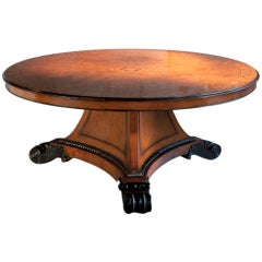 Large Table In The Manner Of George Bullock, England C. 1830