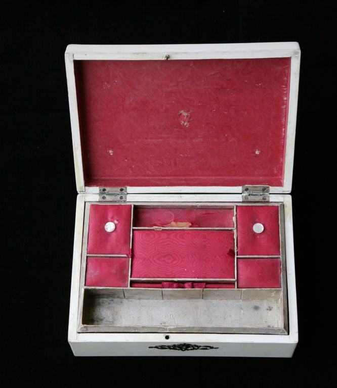 English Regency Jewelry Box For Sale