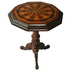 SMALL ROUND TILT TOP TABLE 19th CENTURY