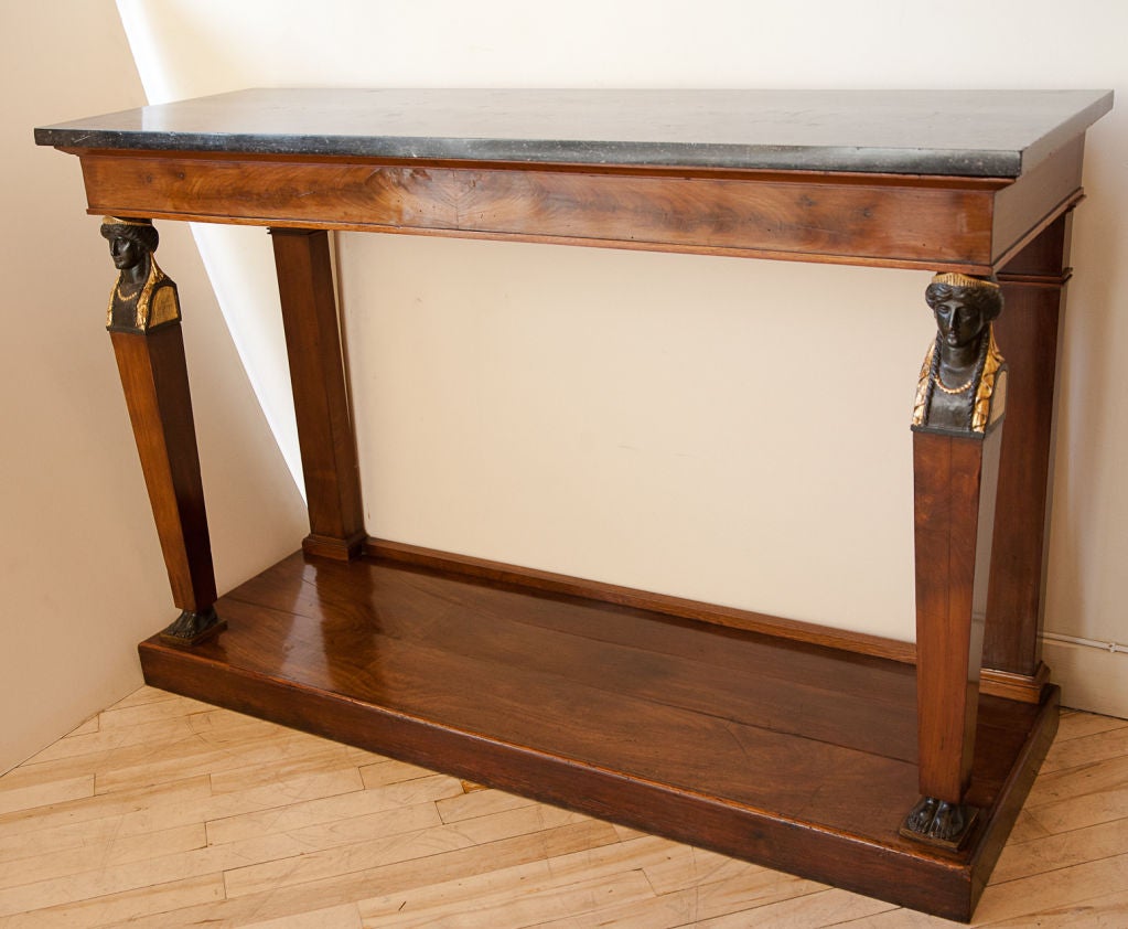 French Console Or Side Table Circa 1799-1804 Epoque Consulat