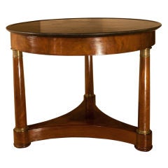 Large French Empire Mahogany Gueridon
