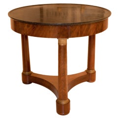 Antique Empire Mahogany Gueridon C. 1815