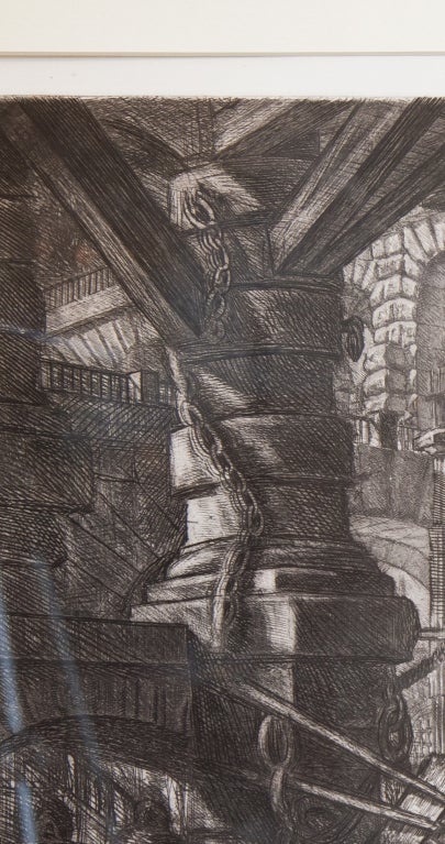 Framed Print By GB Piranesi From The Series Imaginary Prisons