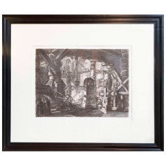 Framed Print By GB Piranesi From The Series Imaginary Prisons