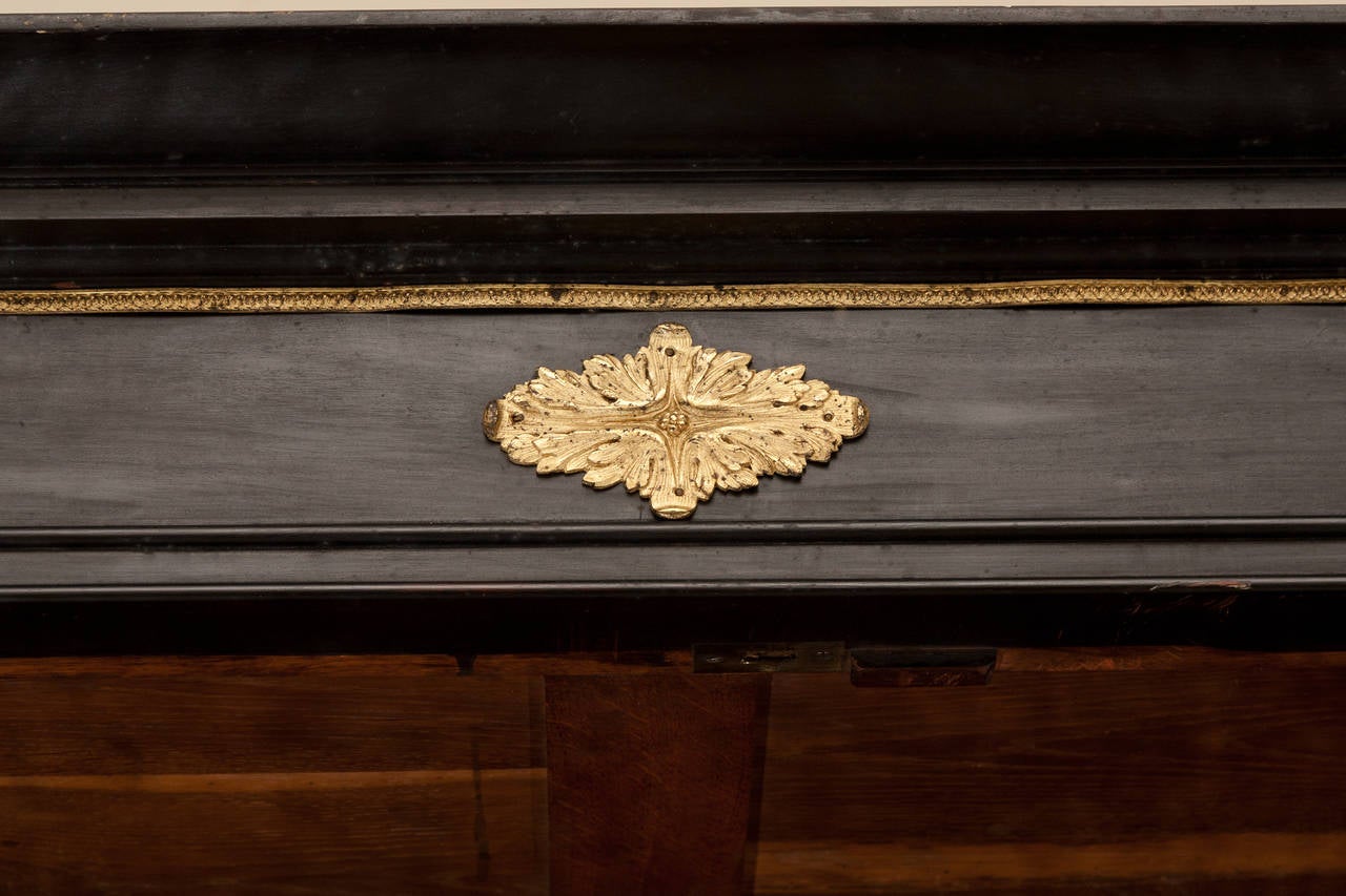 Ebonized French 19th Century Ebonised Bookcase