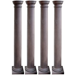 Set of Four Cast Iron Columns C. 1820