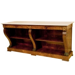 Exceptional Large Empire Mahogany Console Table circa 1910