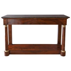 Empire Mahogany Console Table