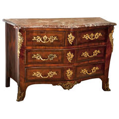 Louis XV Ormolu Mounted Bombe Commode