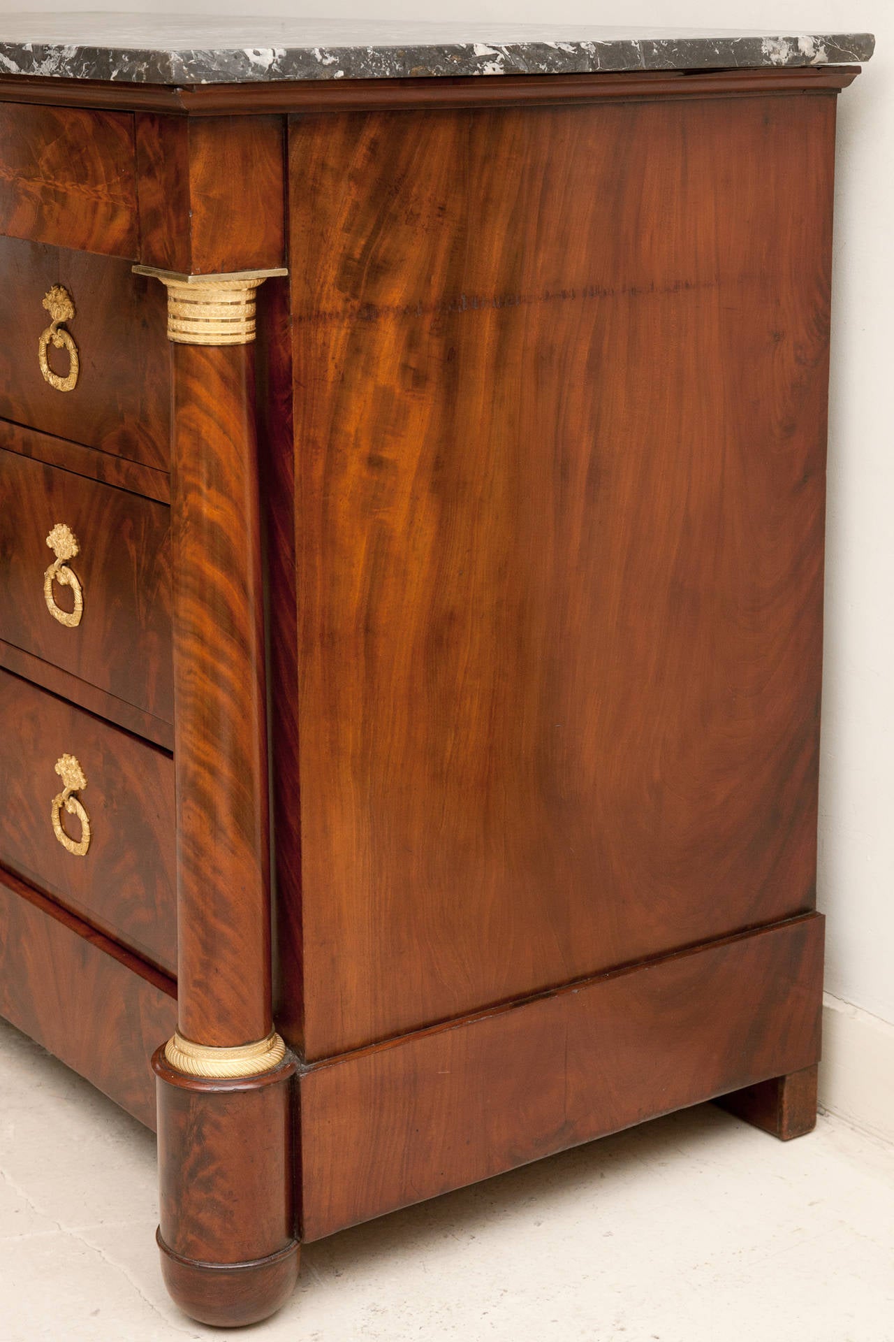 Empire Flame Mahogany Commode 3