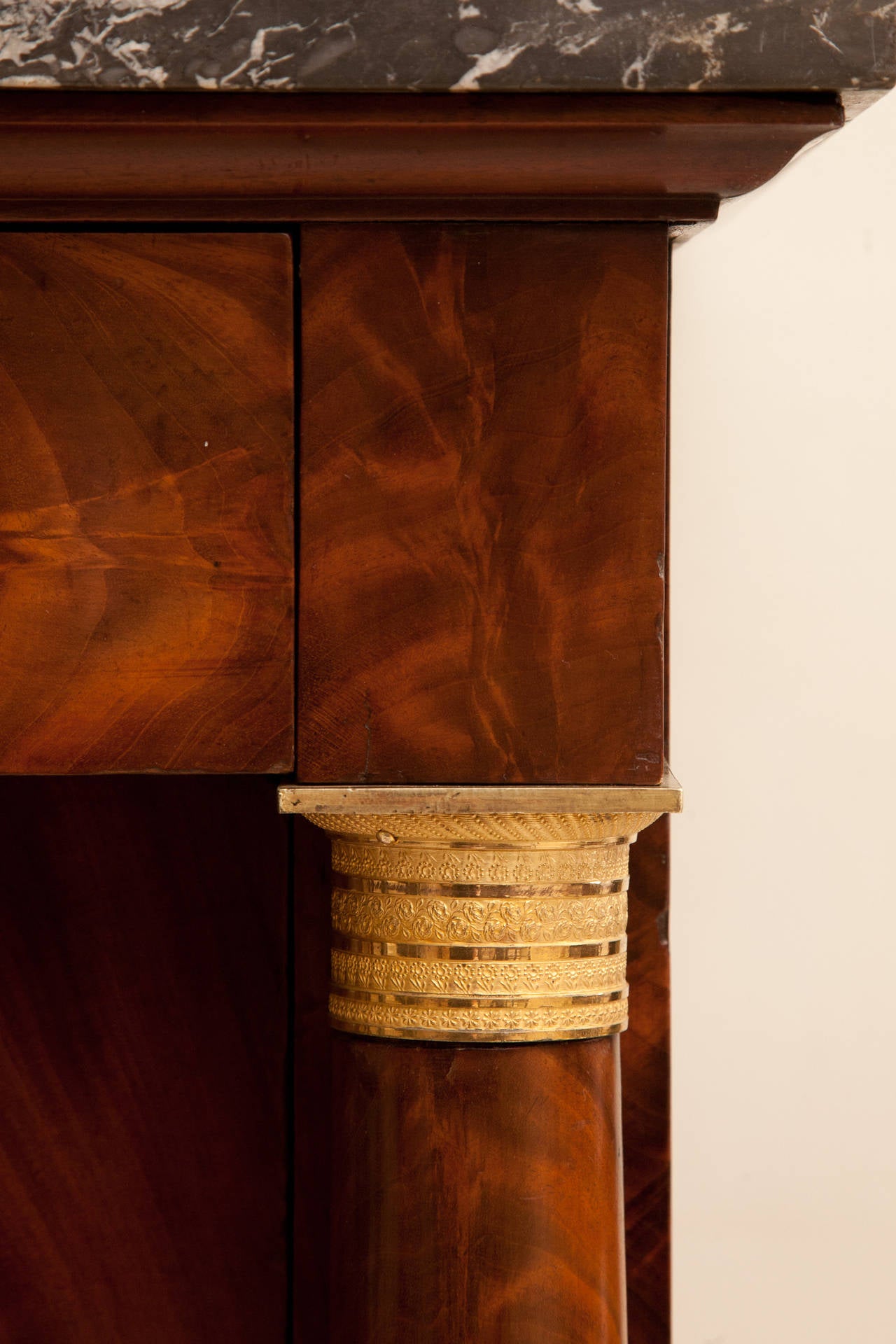 Empire Flame Mahogany Commode 2