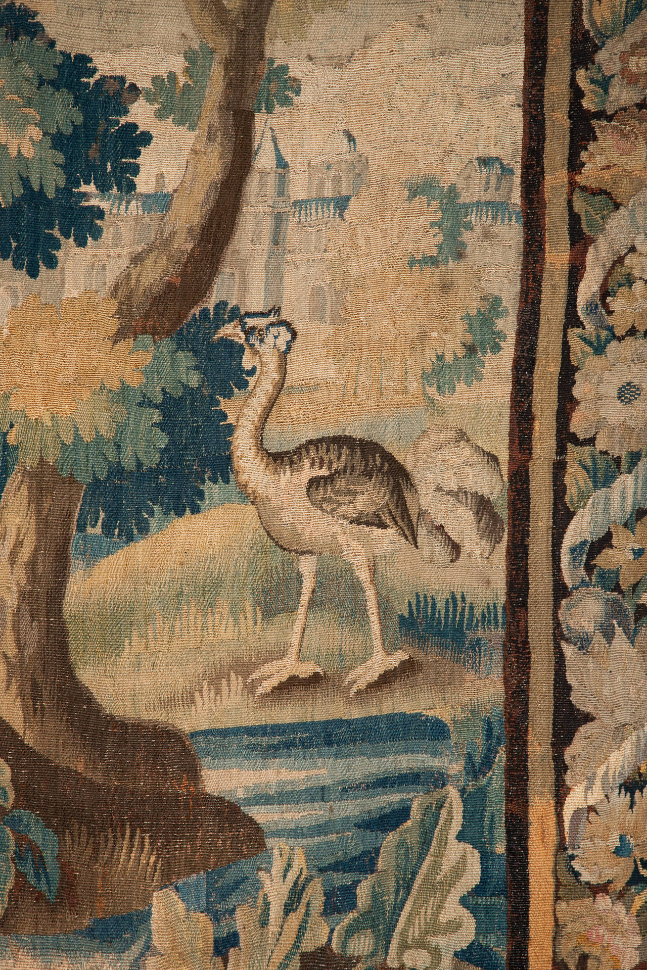 French 18th Century Aubusson Verdure Tapestry