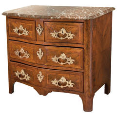 Louis XV Ormolu Mounted Kingwood Marquetry Commode, circa 1750
