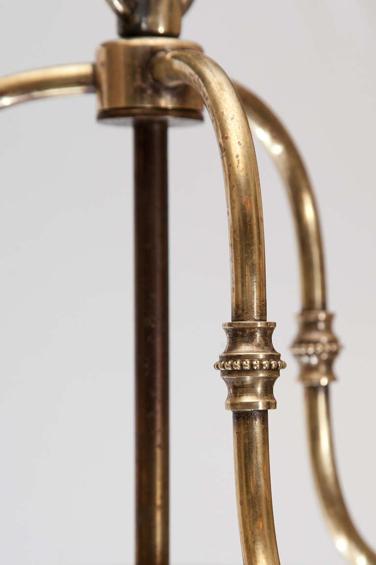 Regency Style Circular Brass Lantern In Good Condition In London, GB