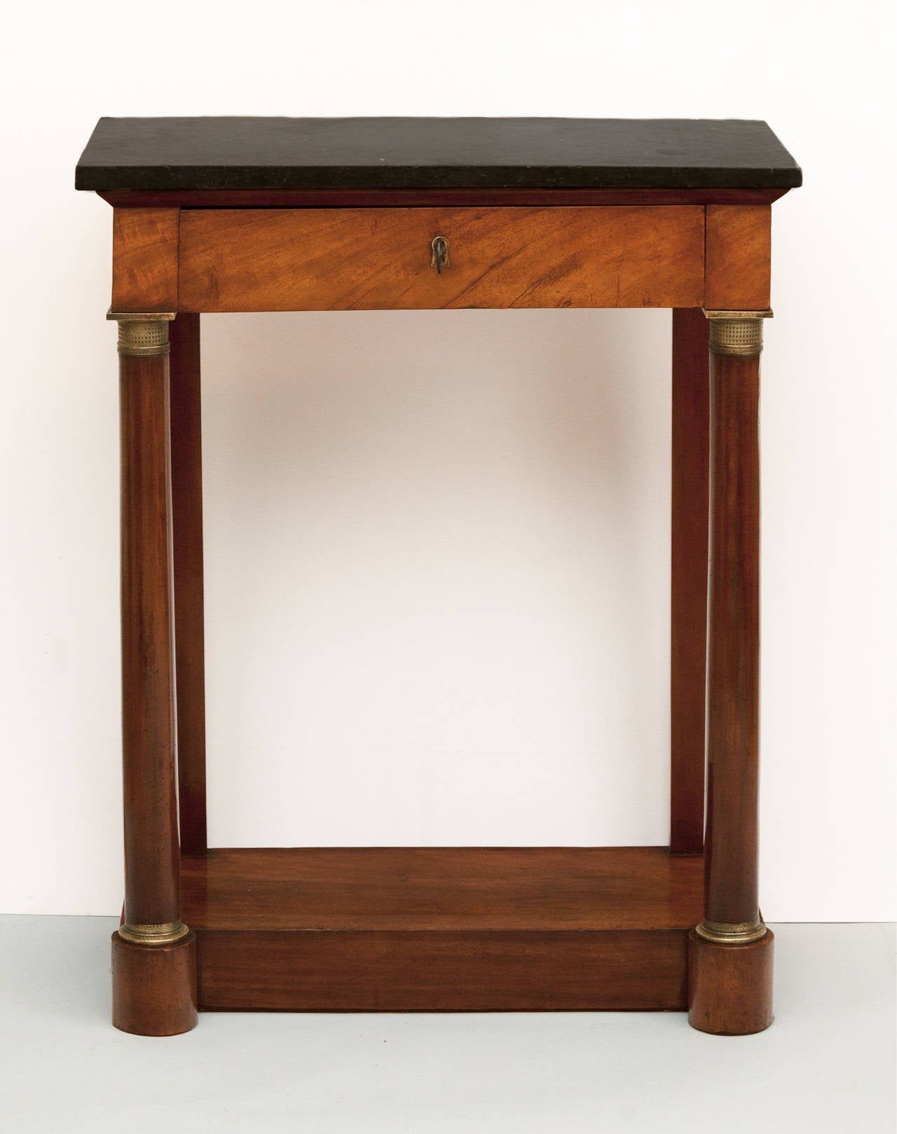 Small Empire Mahogany Console Table