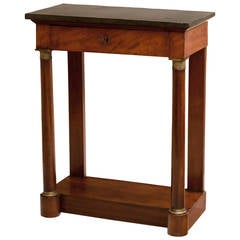Small Empire Mahogany Console Table