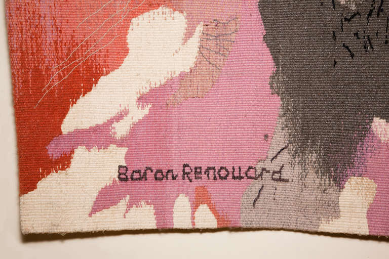 French 1960's Tapestry by Baron-Renouard