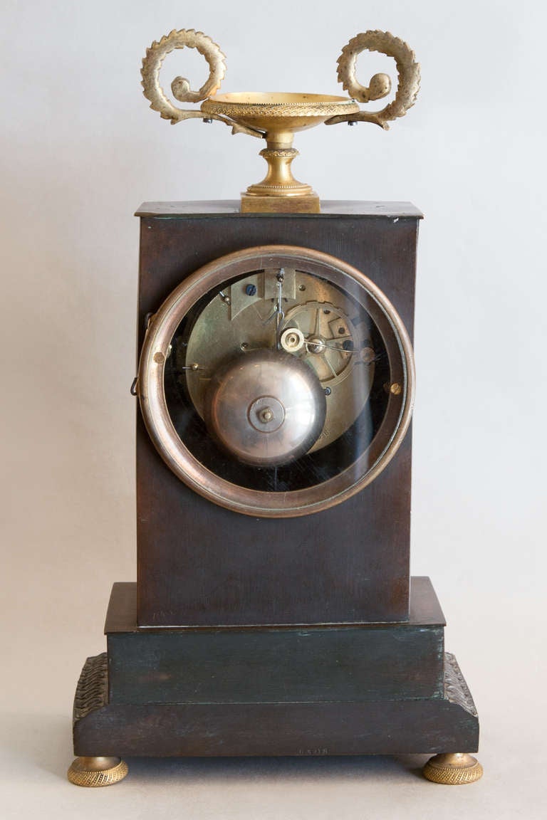 French Restauration Mantel Clock