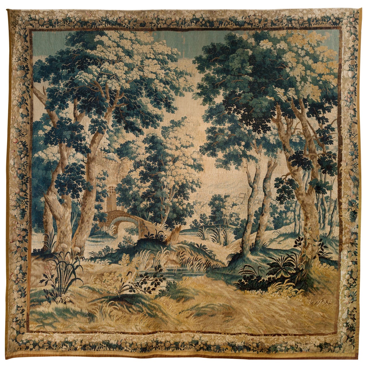 17th Century Brussels Verdure Tapestry
