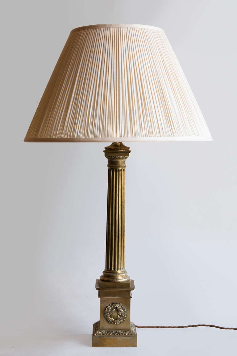 Empire Column Table Lamp