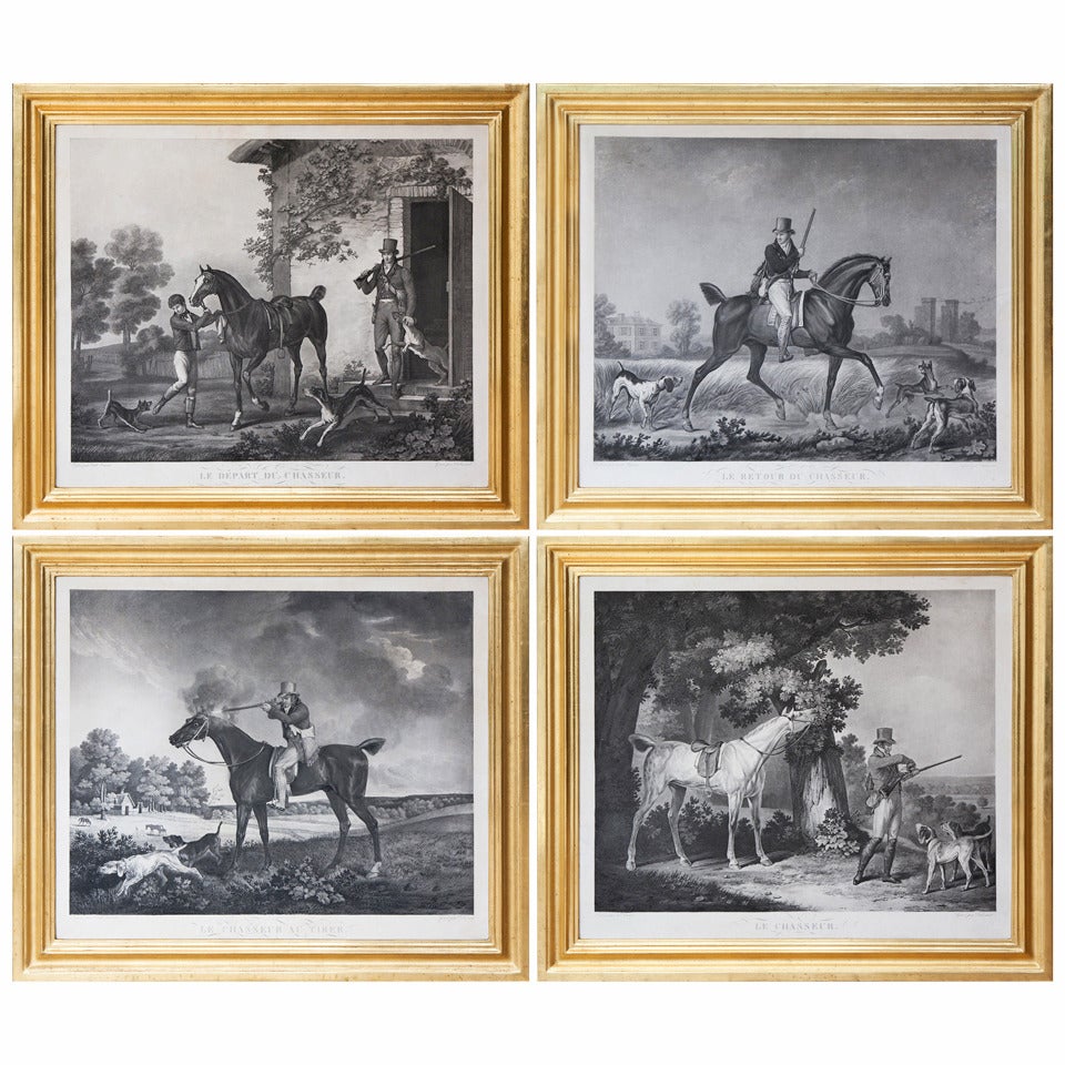 Four 19th Century Aquatints after Carle Vernet