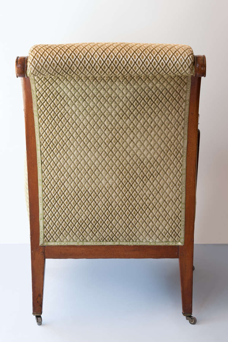 Empire Mahogany Bergère In Good Condition In London, GB