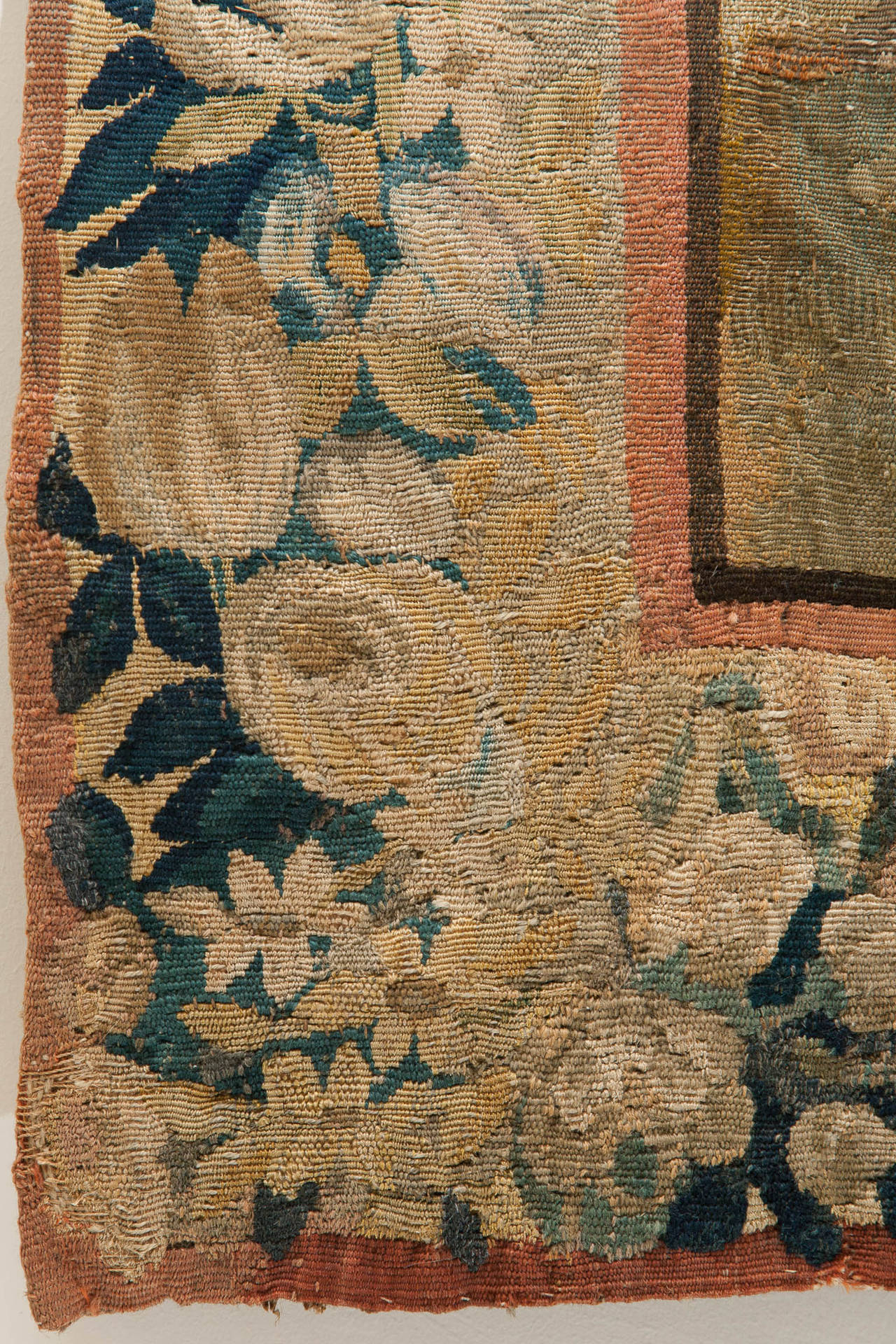 17th Century Flemish 'Verdure Bleue' Or Blue Verdure Tapestry 2