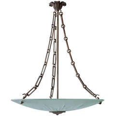 English Star Cut Dish Light C. 1905