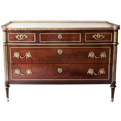Louis XVI Mahogany Commode