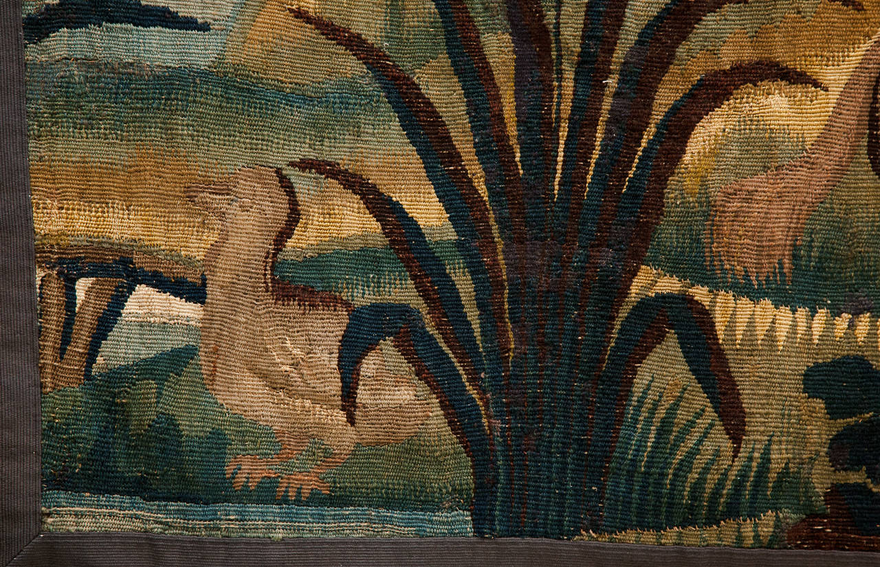 18th Century Aubusson Verdure Tapestry 1