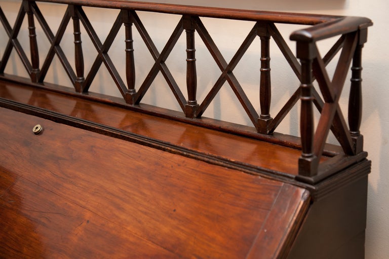 English Fall Front Mahogany Desk Circa 1800 2