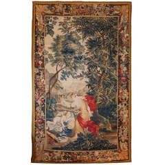 Mid 18th Century Flemmish Mythological Tapestry Depicting 'Cupid And Psyche'
