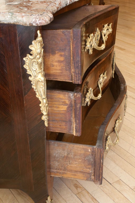 18th Century Louis XV Commode by Guillaume Schwingkens circa 1750 In Good Condition In London, GB