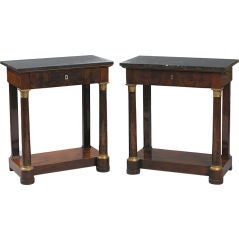 Near Pair Of Empire Console Tables C.1810