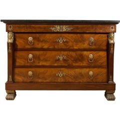 French Empire Four Drawer Commode Circa 1805