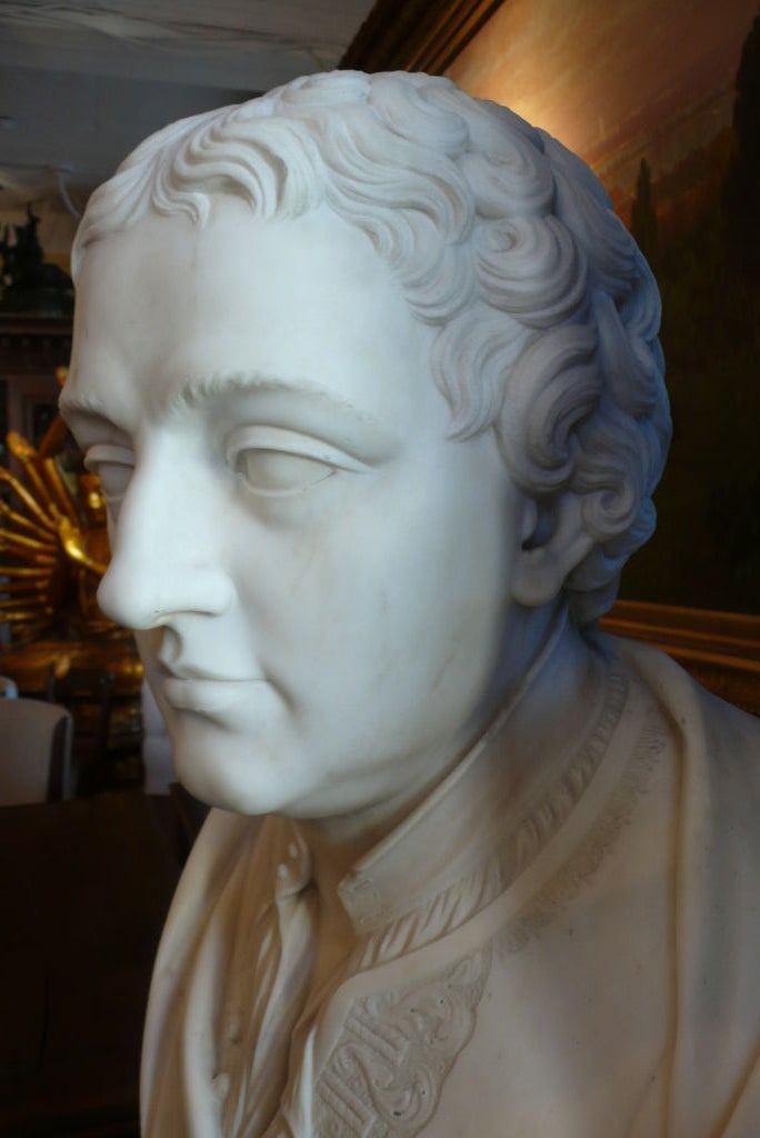 English Marble Sculpture For Sale