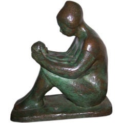 Bronze of Mother and Child