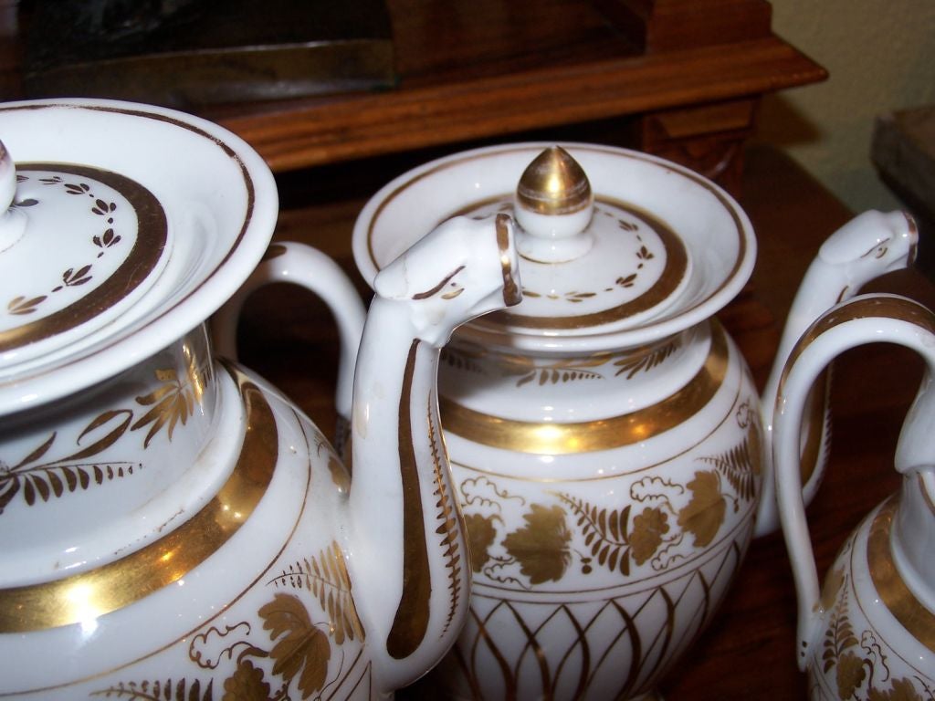 French Old Paris Porcelain Coffee and Chocolate Service