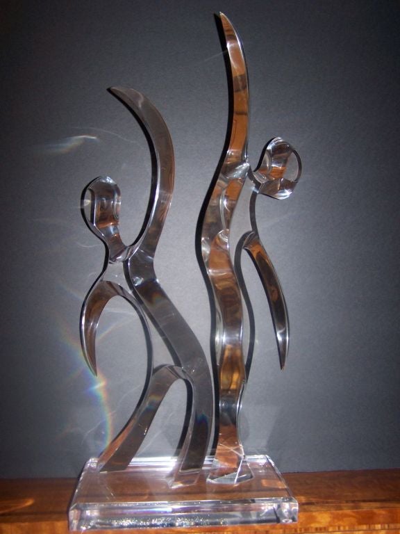 Two Lucite Sculptures 