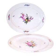 Antique Pair of Royal Copenhagen Platters