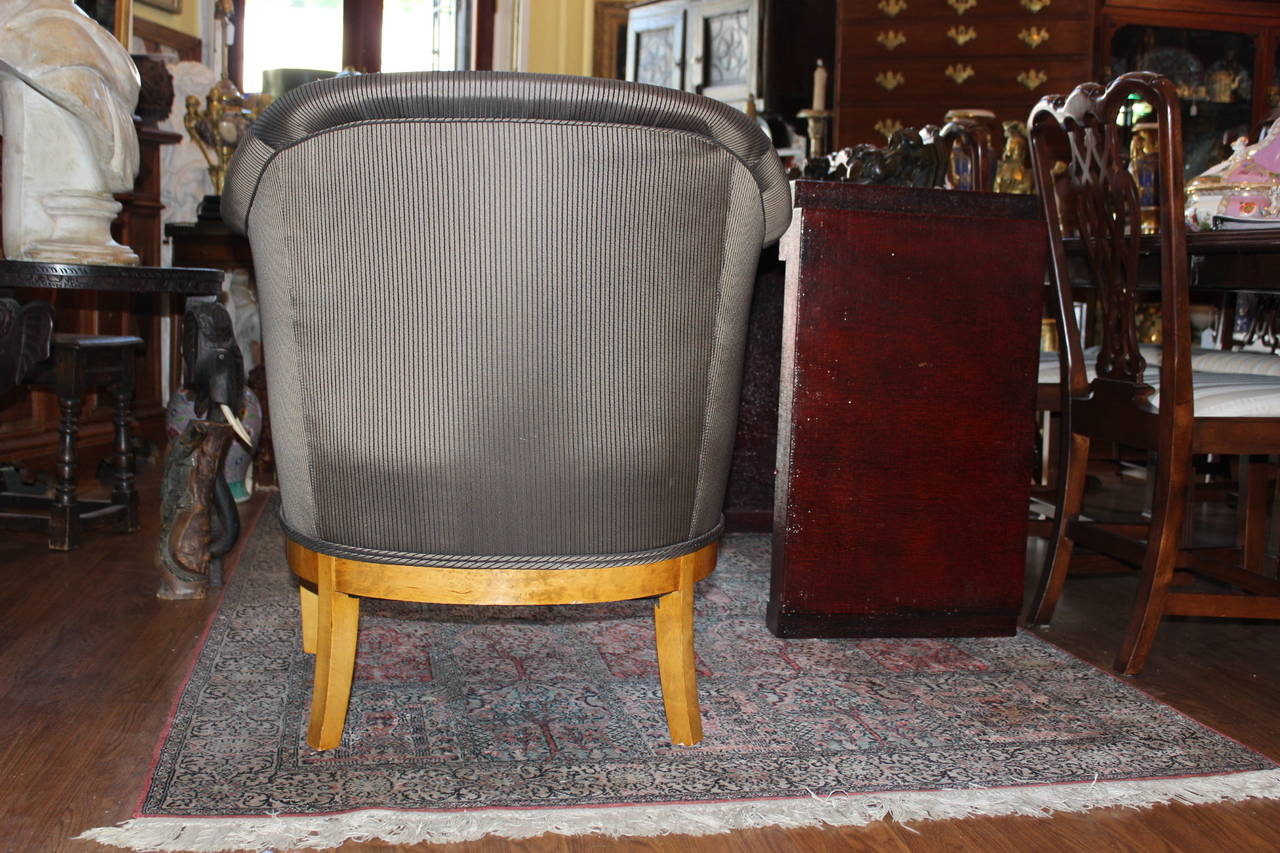 Pair of Swedish Birchwood Chairs In Good Condition For Sale In Washington, DC