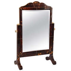 Tortoise Shell Miniature Cheval Mirror