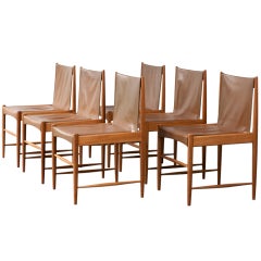 Set of Six "Cantu" Chairs by Sergio Rodrigues, Brazil, circa 1959 11