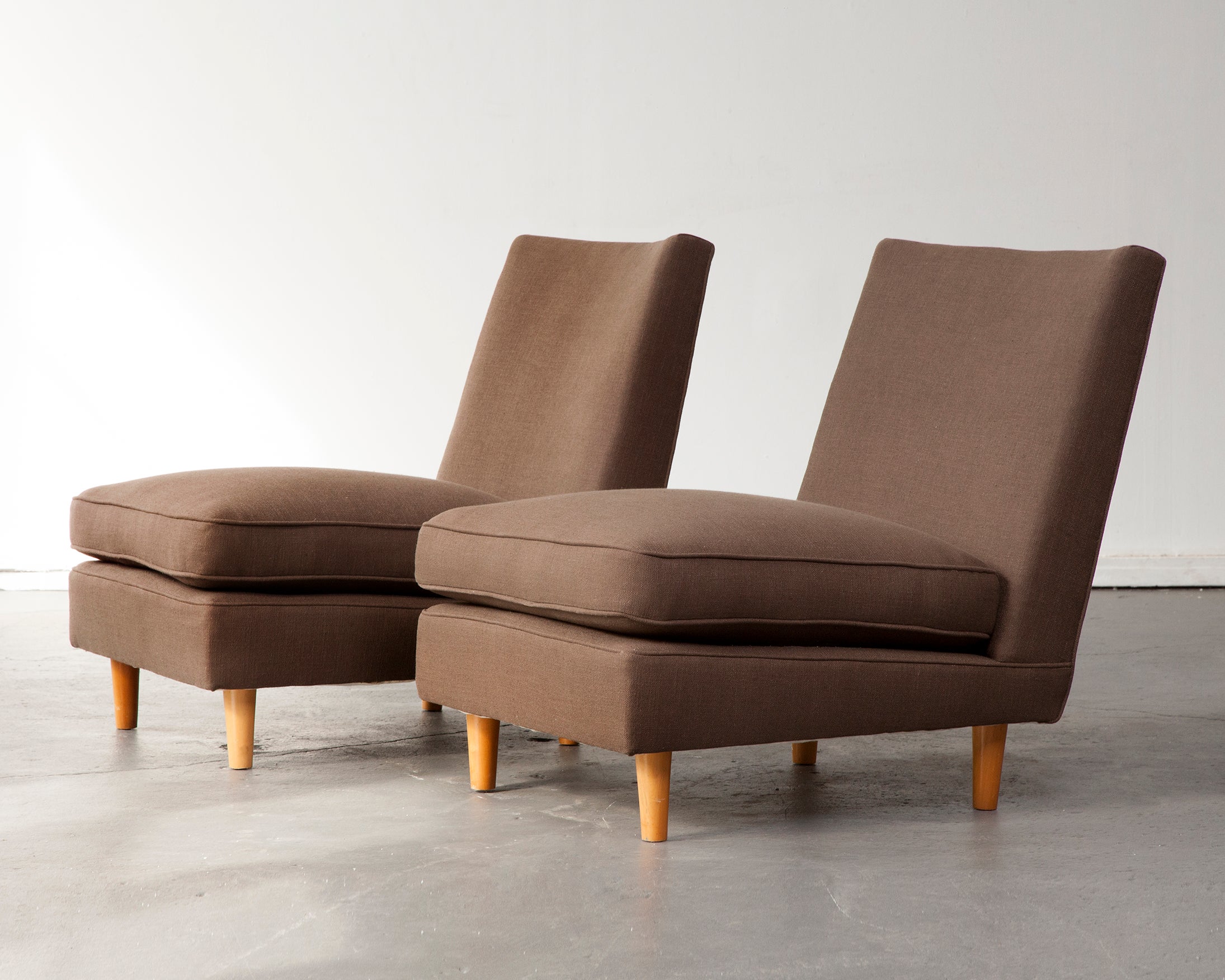 Pair of Lounge Chairs by Joaquim Tenreiro
